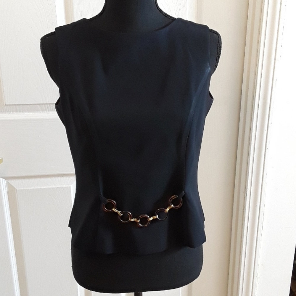 Vintage Little black top. Size  6 (petite)
